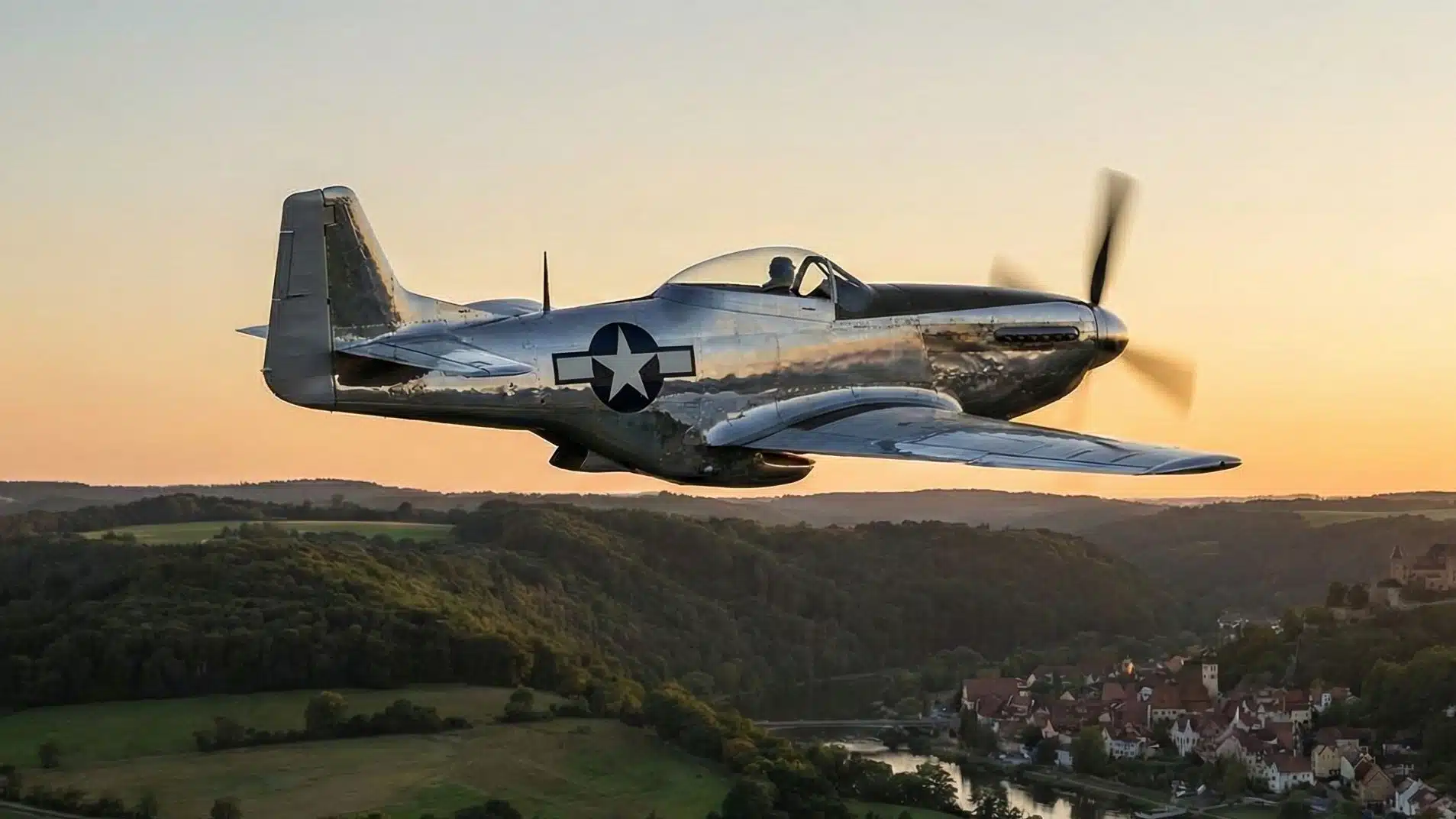 Mustang P51 fliegen
